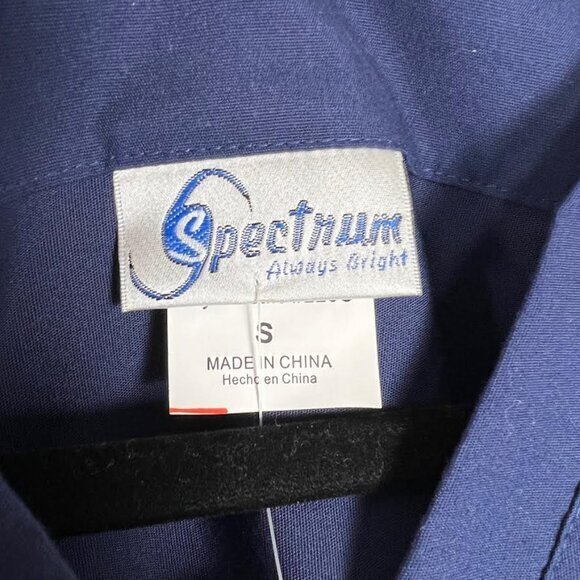 NWT‎ Women's Tampa Bay Rays Medical Hospital Blue Scrub Top, Nurse Small - Picture 5 of 9